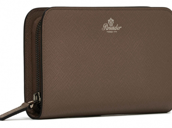 Pineider Power Elegance Leather Women's Wallet with Zip Around