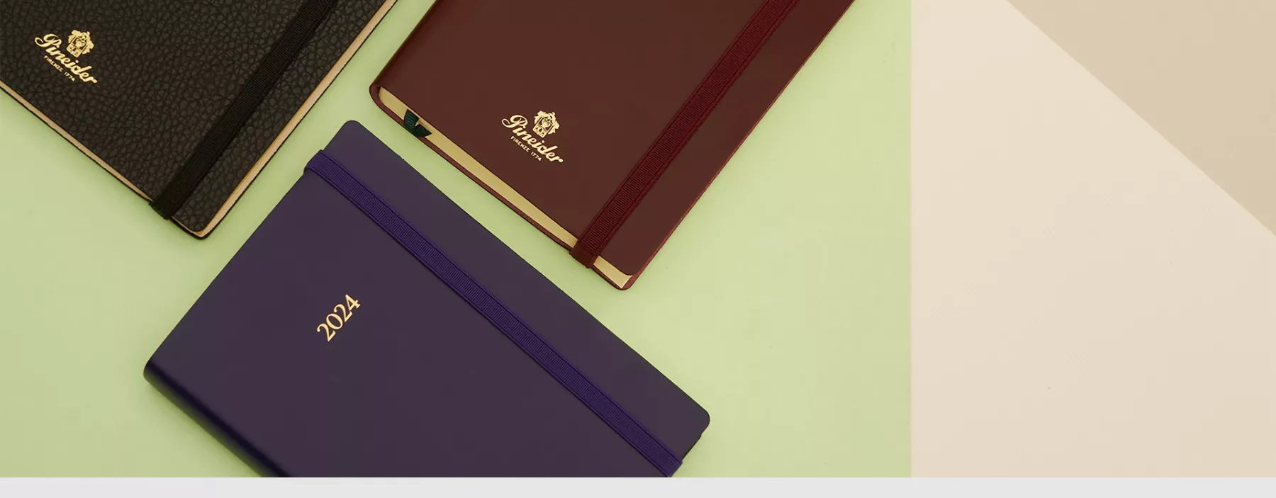 Daily agendas 2024: leather pocket diary or desk planner