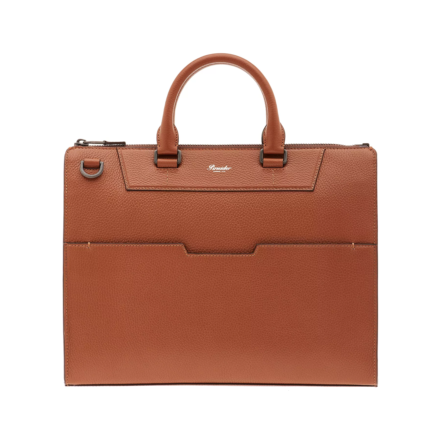 Slim Briefcase in Grained