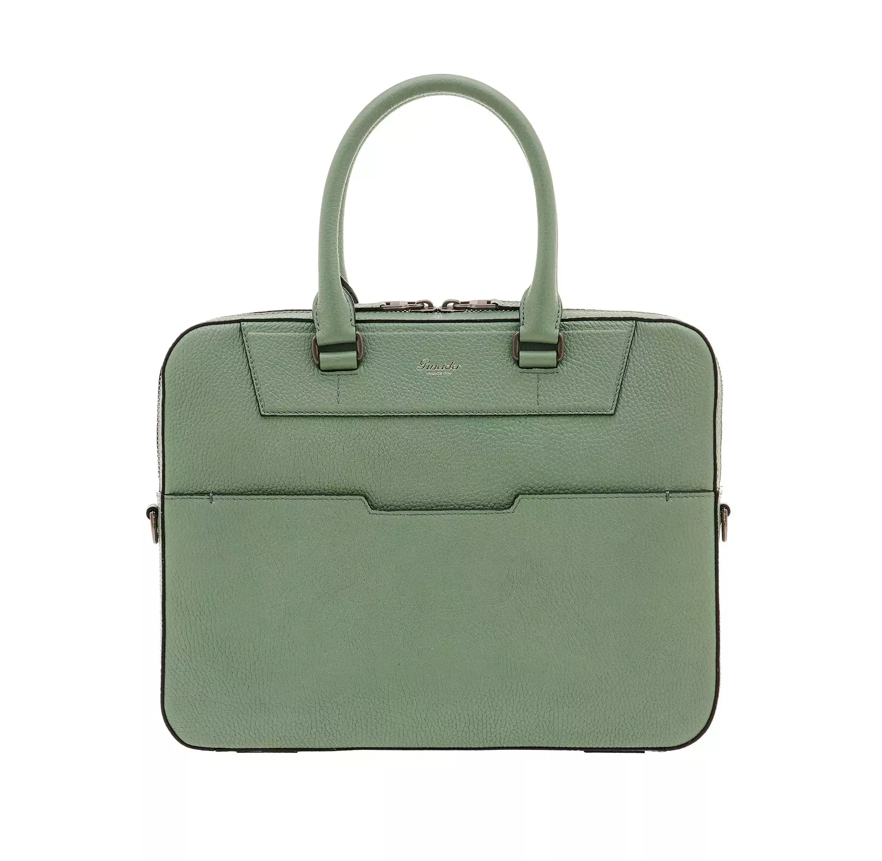 Mini Tailored Briefcase in Grained